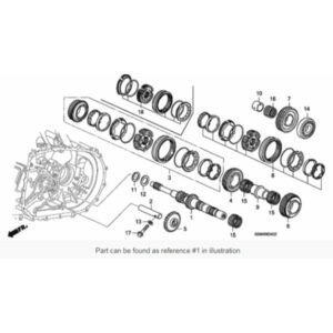 Honda OEM Transmission K20A Main Shaft