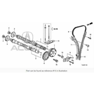 Honda OEM -  K-Series Timing Chain Tensioner Arm Pivot Bolt (Allen Key)