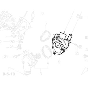 Honda K20a Thermostat Case