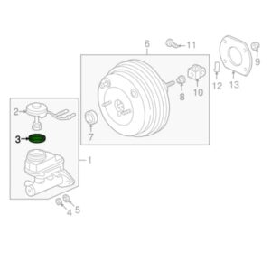 Honda OEM Brake Booster Cap Seal - EF/EG/EK/DC2