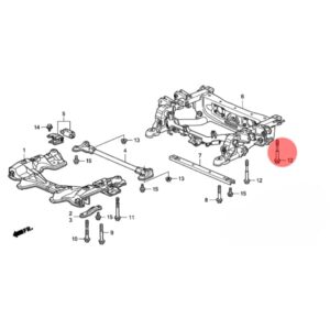 Honda OEM S2000 Rear Crossmember Bolt