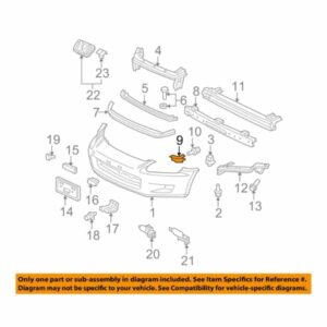 Honda OEM Front Bumper Energy Absorber Stiffener Bracket S2000 - Right