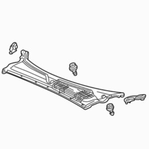 Honda OEM Cowl Hood Hinge Seal - Right