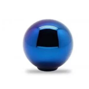 Blox Racing - Hand-burnt Ice Blue 50mm GR5 Ti Shift Knob Ice Blue