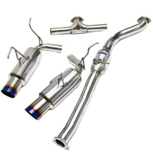 Invidia Dual N1 Catback Exhaust w/Ti Straight Cut Tips - Nissan 350Z Z33 02-09