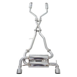 Invidia Gemini Cat Back Exhaust w/SS Rolled Tips - Nissan Skyline V35/Infiniti G35 V35 (Coupe)