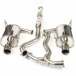 Invidia Q300 Cat Back Exhaust w/SS Tips - Subaru 08-10 WRX Sedan/Forester XT SH 08-13
