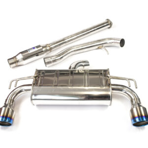 Invidia Q300 Cat Back Exhaust w/Ti Tips - Mitsubishi Evo X CZ4A