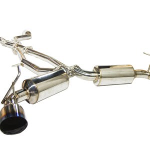 Invidia Dual N1 Cat-Back Exhaust w/Ti Straight Cut Tips - Nissan 370Z Z34 09-20