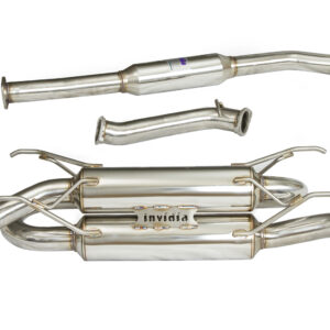 Invidia R400 "Signature Edition" 70mm Cat Back Exhaust w/Black Tips - Subaru BRZ/Toyota 86 12-20