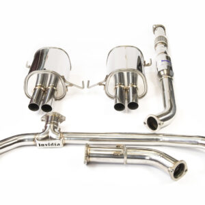 Invidia Q300 Turbo Back Exhaust w/SS Straight Cut Tips - Subaru Liberty GT BL 04-09