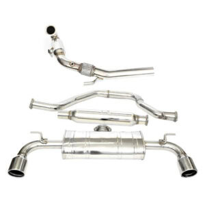 Invidia Q300 Turbo Back Exhaust w/SS Tips - VW Golf GTI Mk7