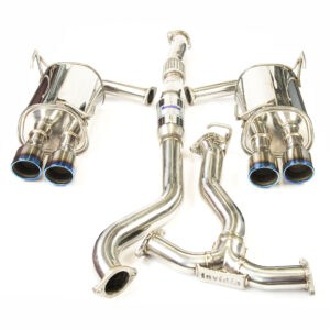 Invidia Q300 Turbo Back Exhaust w/Ti Tips - Subaru WRX 11-14/STI 11-21