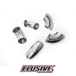 Elusive Racing - 304 Stainless Steel Mandrel Bend 90 Degree Brush Finish