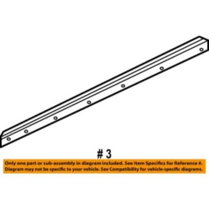 Honda OEM S2000 Driver Side Door Moulding