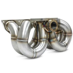 Blox Racing - Ram Horn Turbo Manifold (T3+T4 Dual Pattern 38mm) - Honda B-Series
