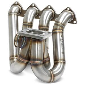 Blox Racing - Top Mount Turbo Manifold (T3+T4 Dual Pattern 46mm) - Honda B-Series